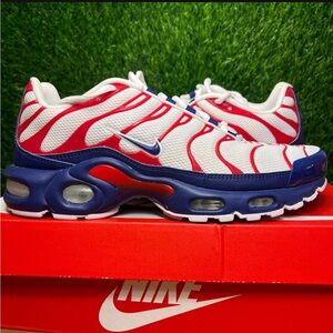 Nike Air Max Plus USA White Red Blue